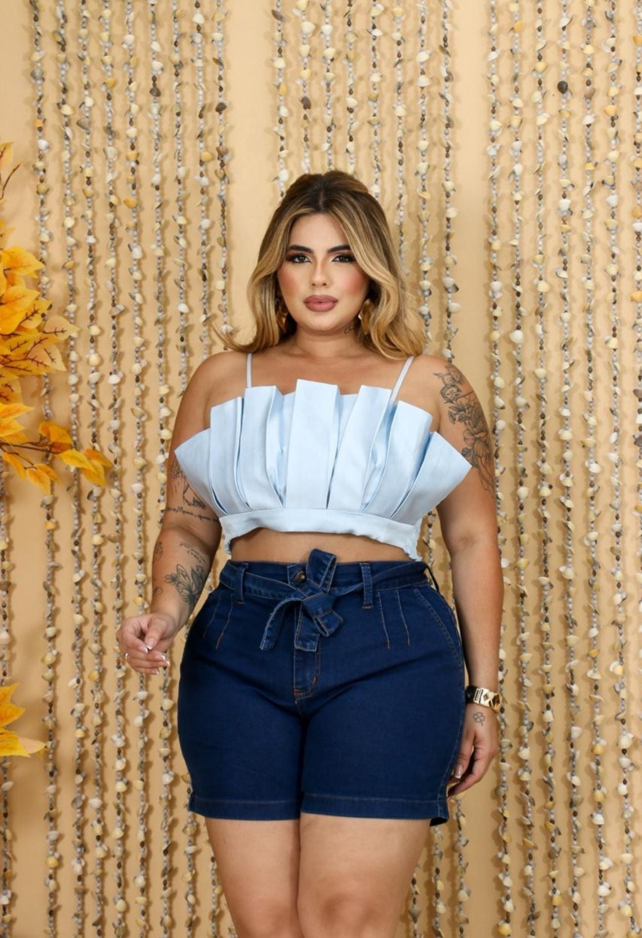 SHORT JEANS PLUS