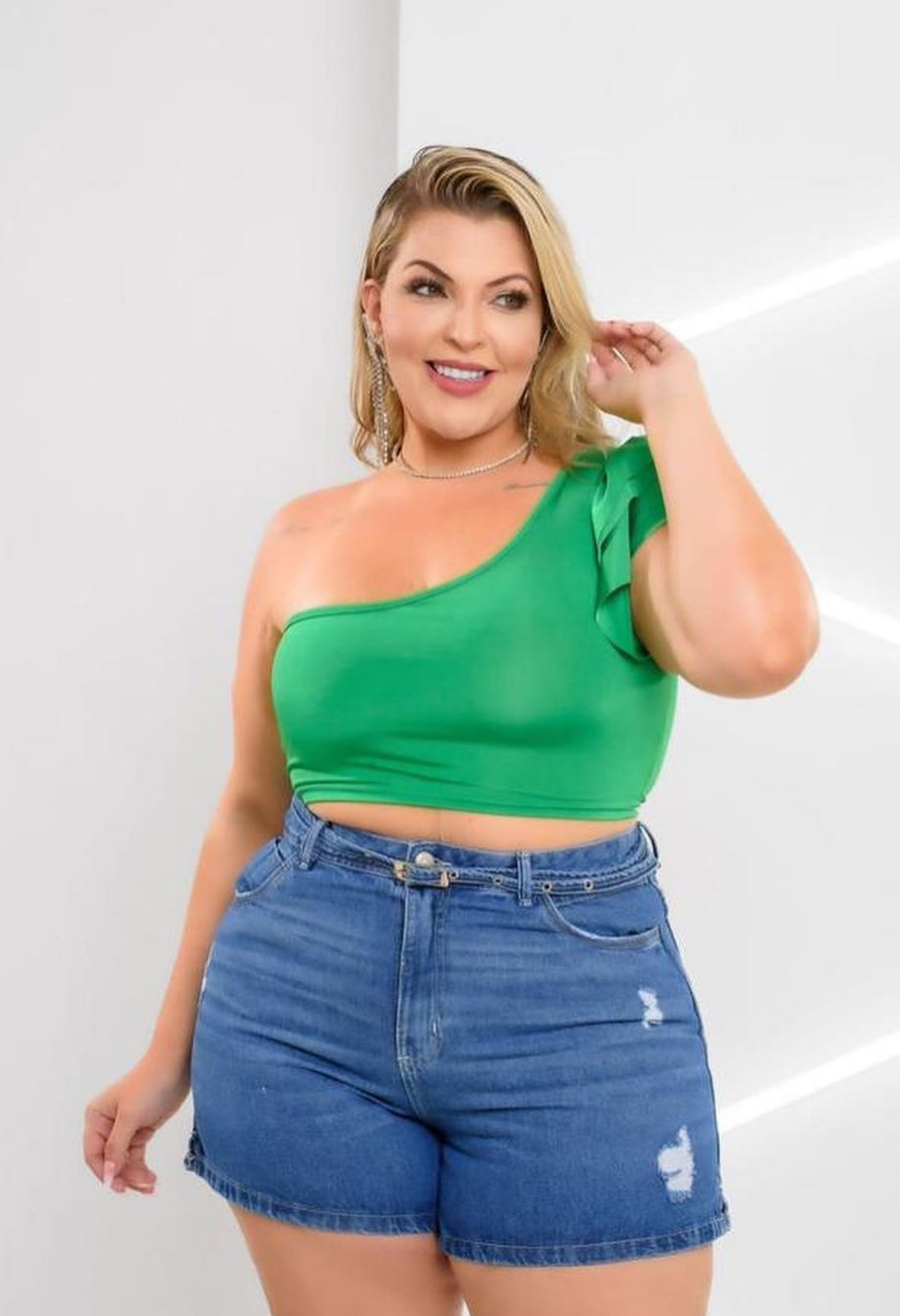 SHORT JEANS LEVANTA BUMBUM PLUS