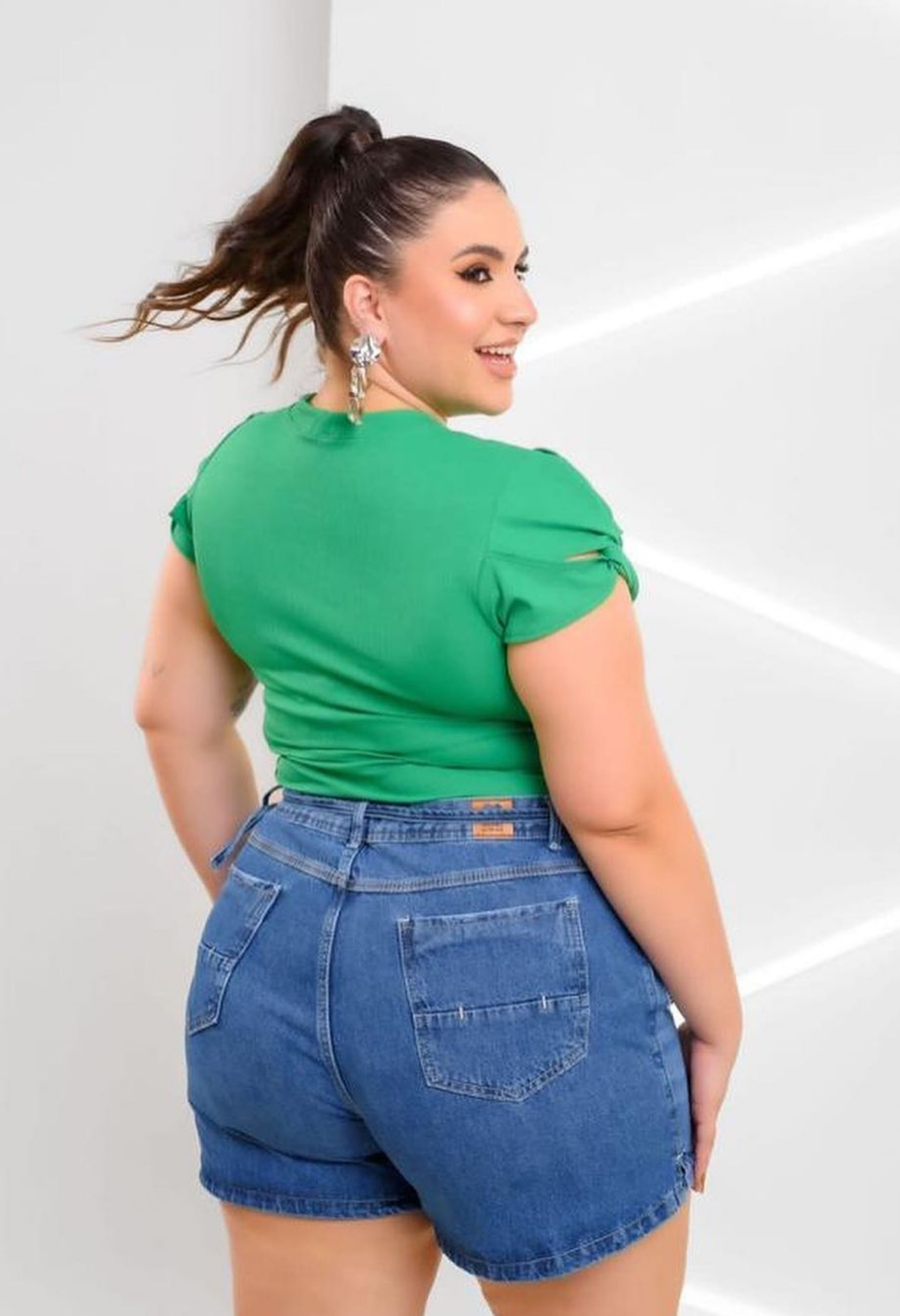SHORT JEANS LEVANTA BUMBUM PLUS