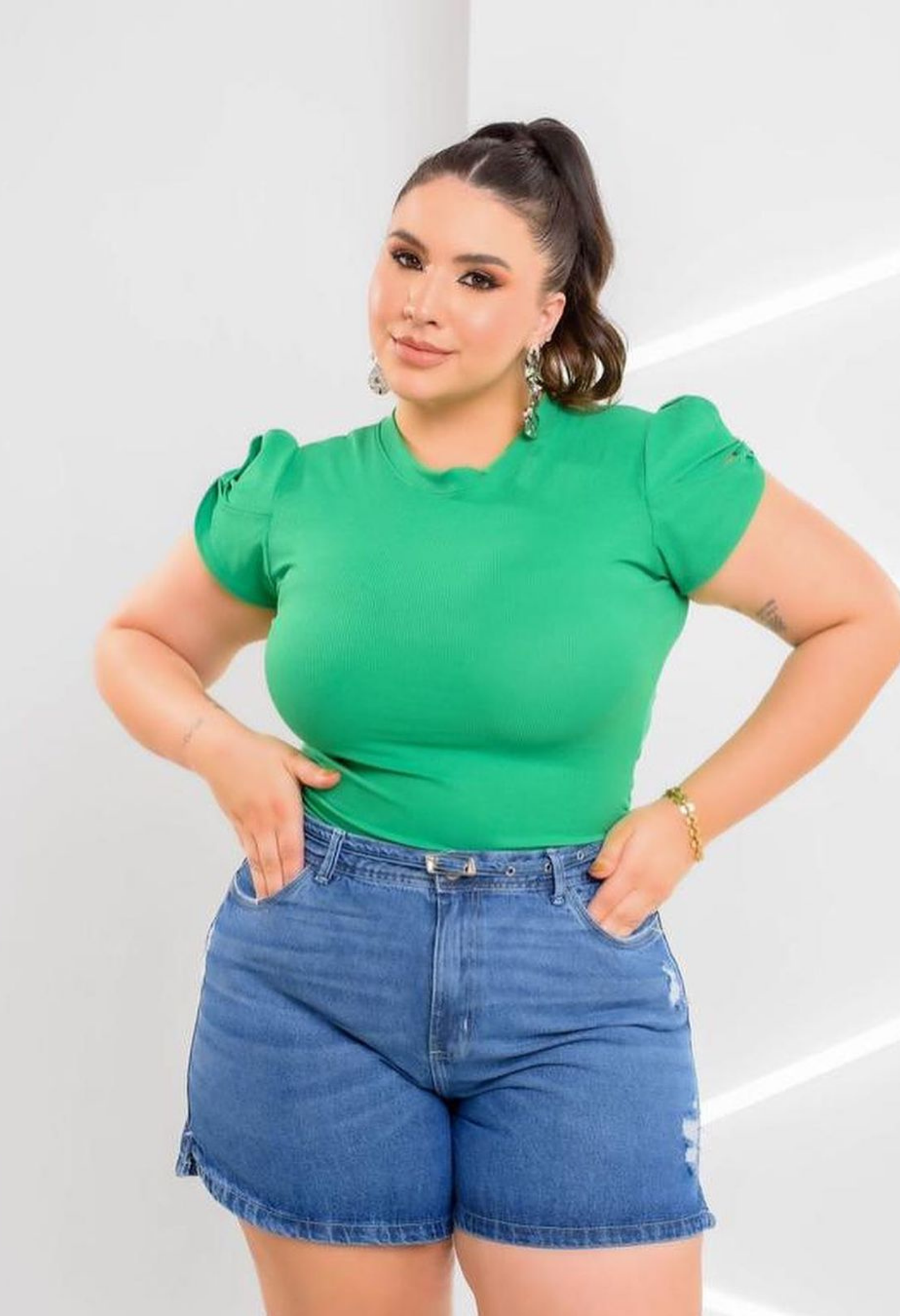 SHORT JEANS LEVANTA BUMBUM PLUS