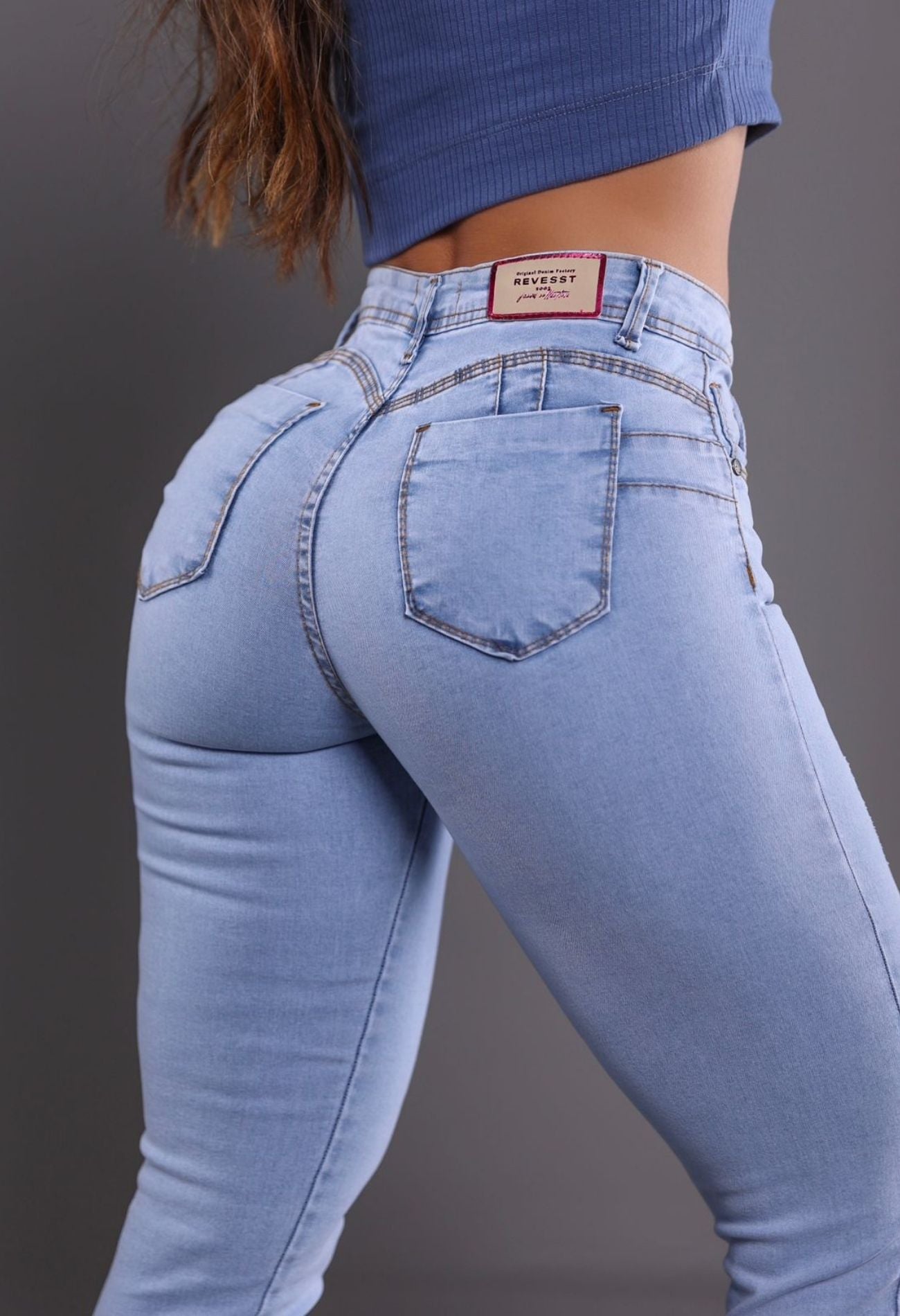 CALÇA JEANS LEVANTA BUMBUM