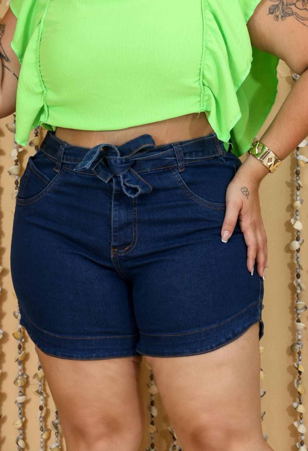 SHORT JEANS LEVANTA BUMBUM PLUS