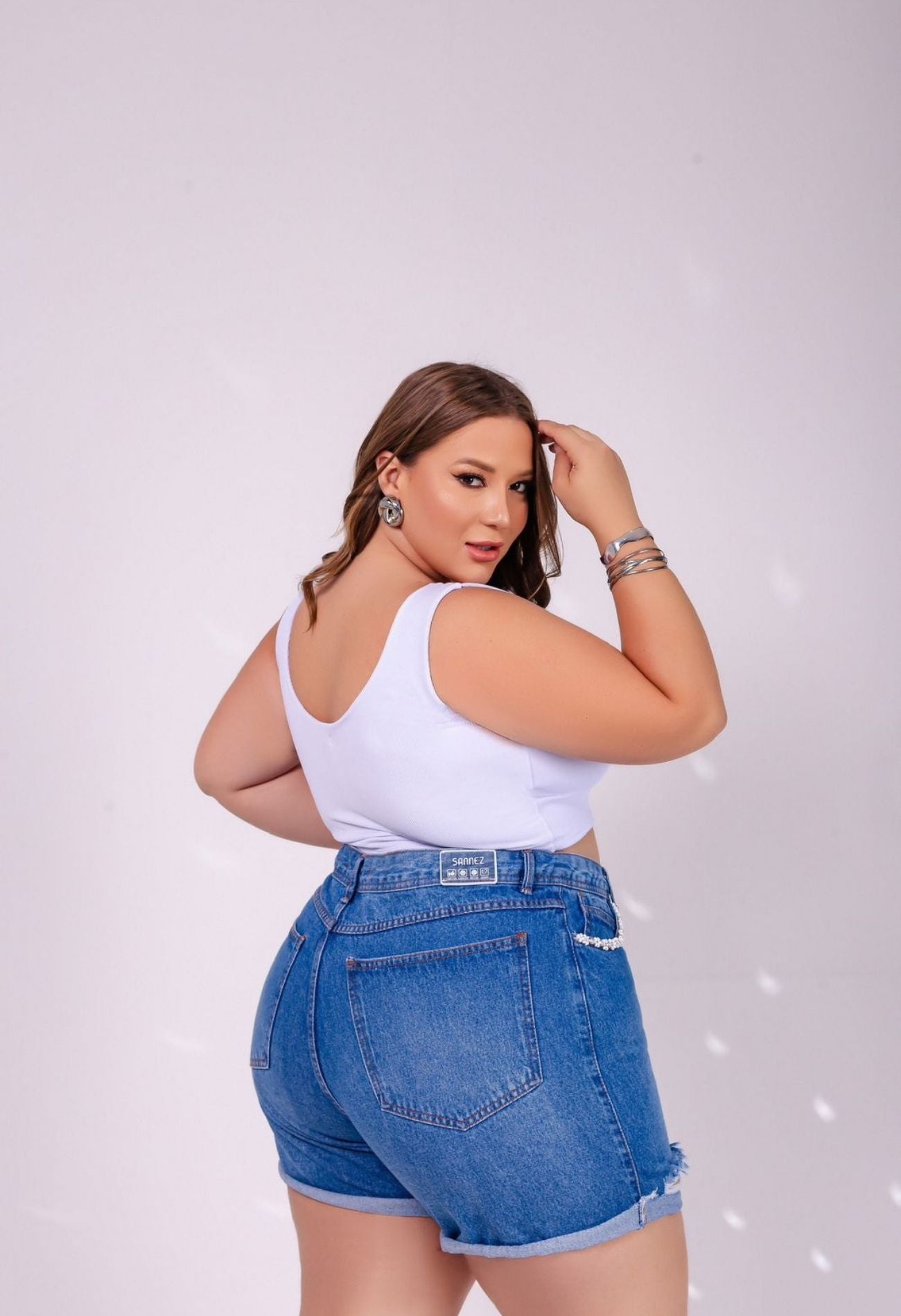 BERMUDA JEANS LEVANTA BUMBUM PLUS