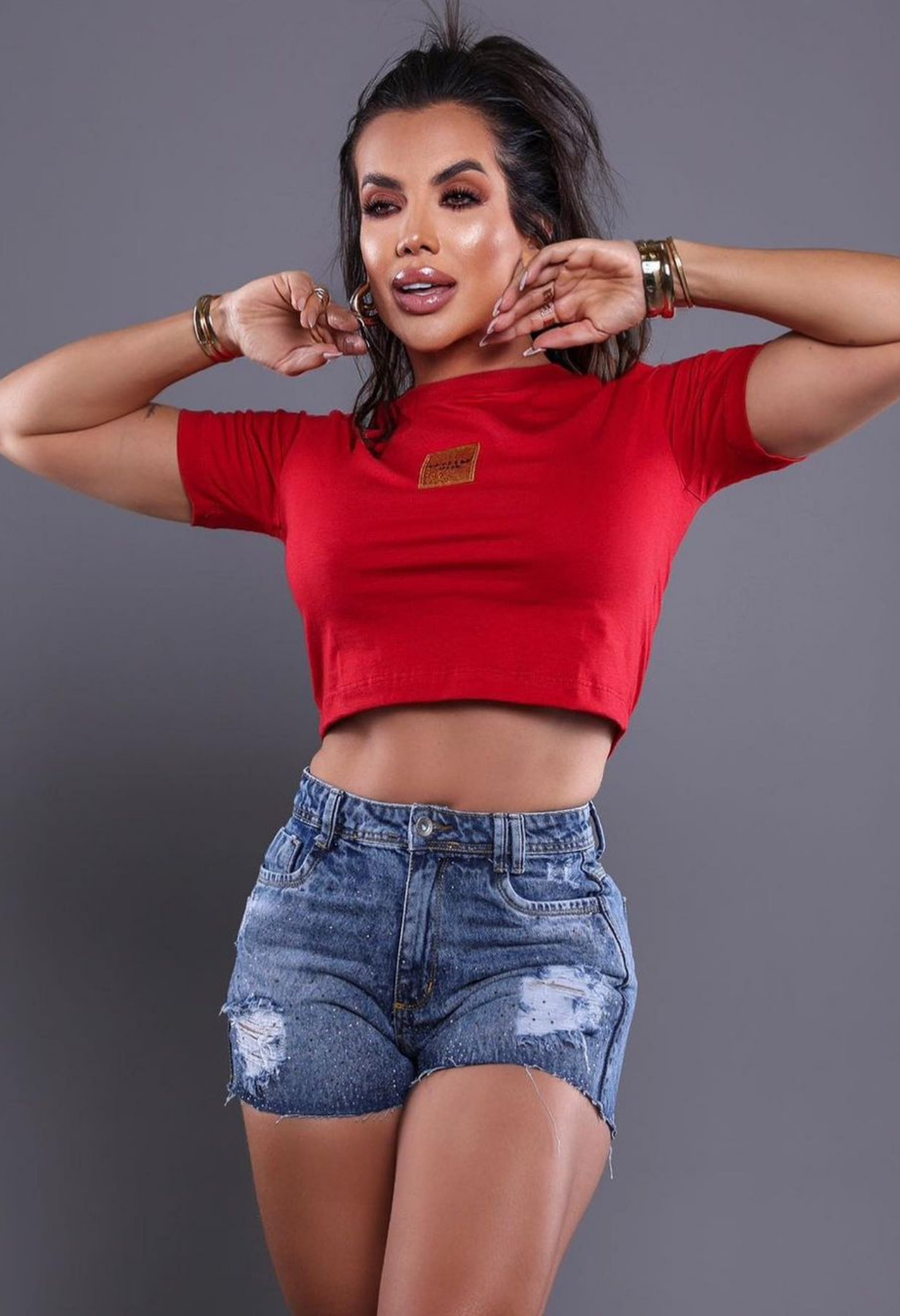 SHORT JEANS MODELADOR
