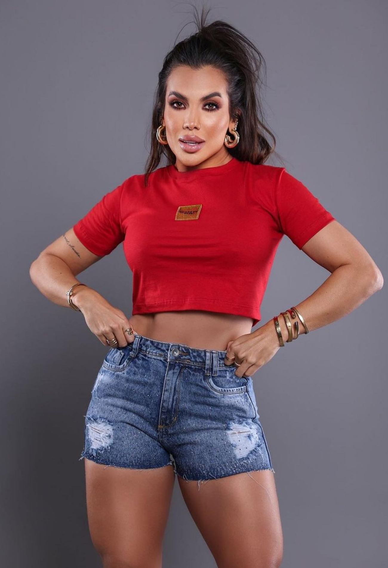 SHORT JEANS MODELADOR