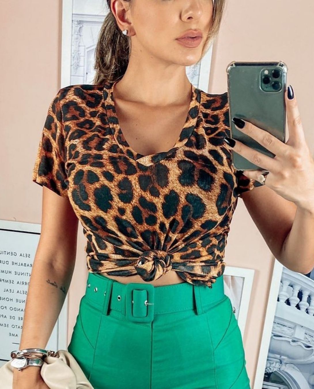 T-SHIRT BASIC ANIMAL PRINT