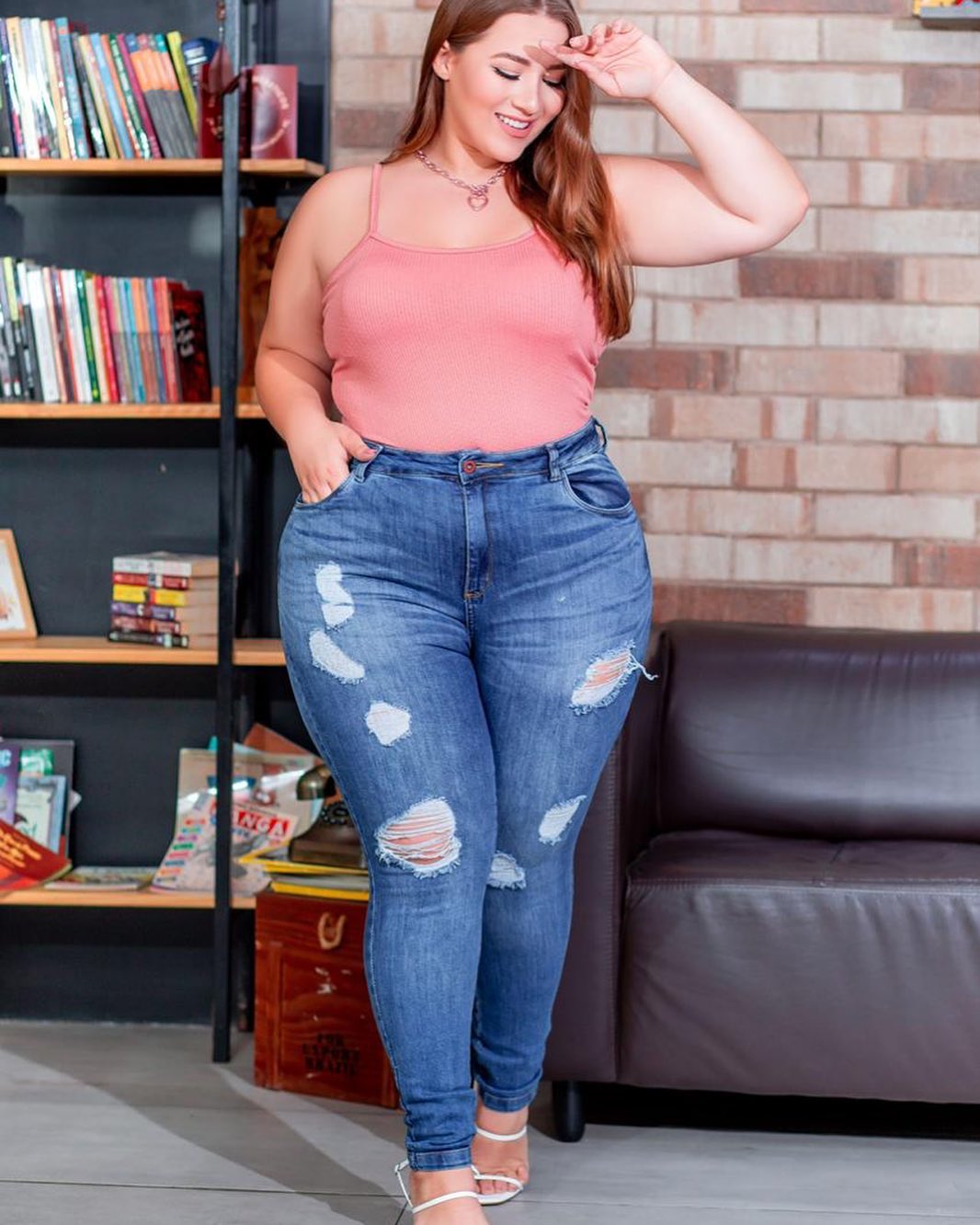 CALÇA JEANS LEVANTA BUMBUM PLUS