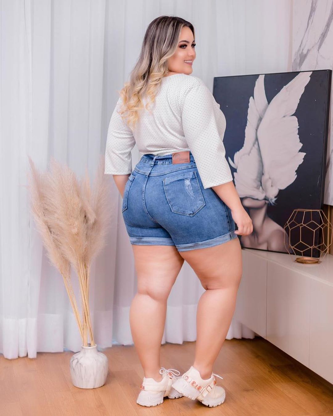 BERMUDA JEANS LEVANTA BUMBUM PLUS