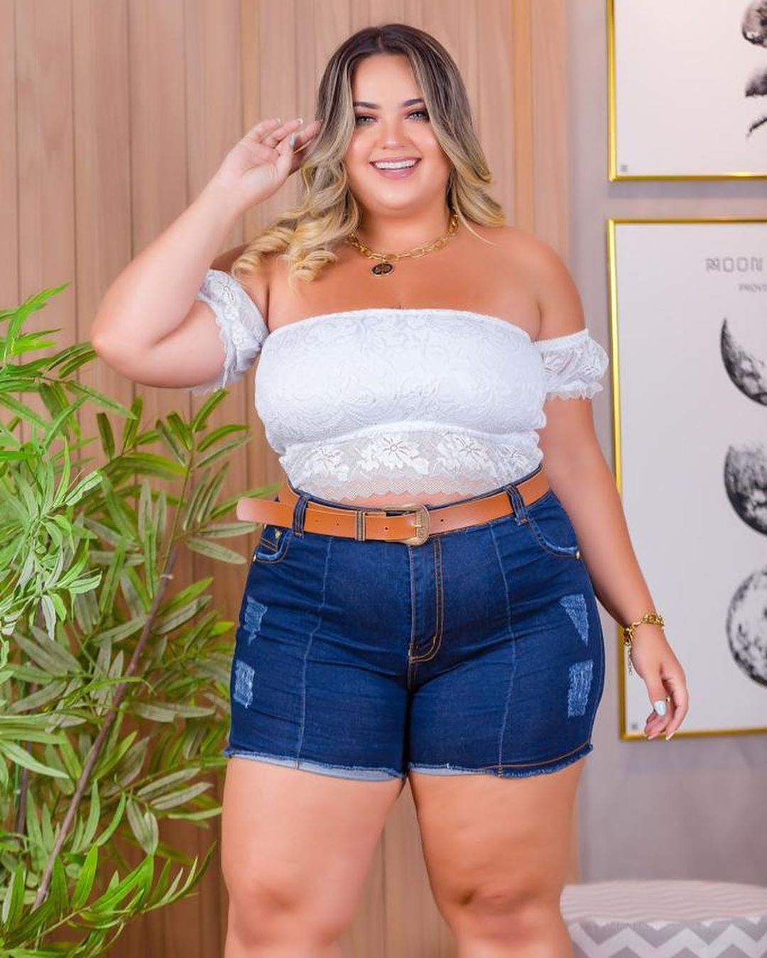 BERMUDA JEANS LEVANTA BUMBUM PLUS