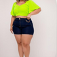 SHORTS JEANS MODELADOR PLUS