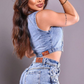 SHORT JEANS MODELADOR
