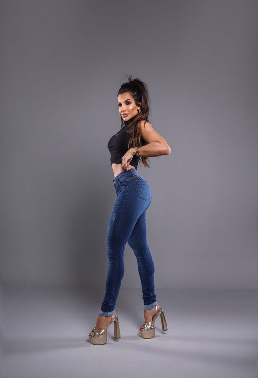 CALÇA JENS  MODELADORA