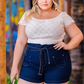 BERMUDA JEANS LEVANTA BUMBUM PLUS