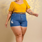 SHORT JEANS MODELADOR PLUS