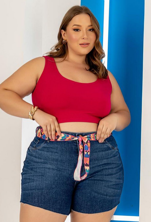 SHORTS JEANS LEVANTA BUMBUM PLUS