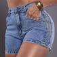 SHORT JEANS MODELADOR LEVANTA BUMBUM