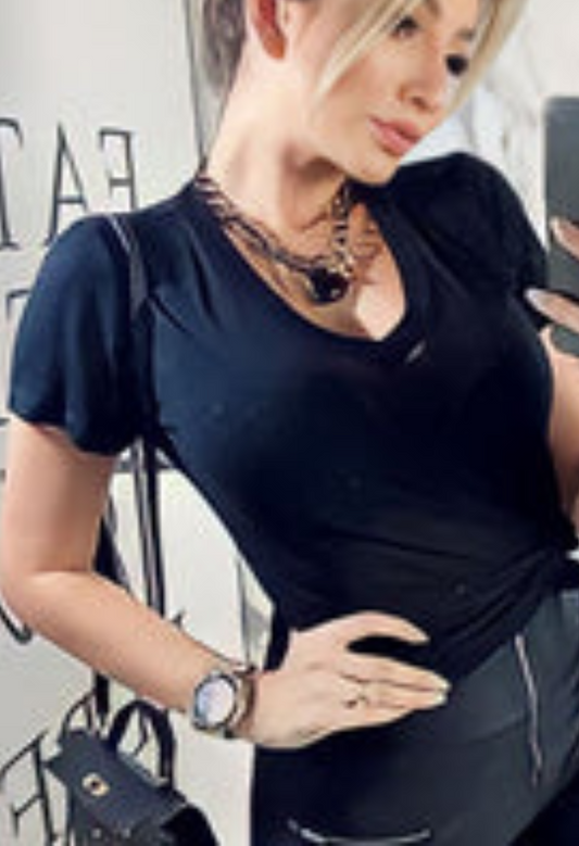 T SHIRT BASIC BLACK