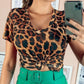 T-SHIRT BASIC ANIMAL PRINT