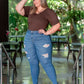 CALÇA JEANS LEVANTA BUMBUM PLUS