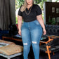 CALÇA JEANS LEVANTA BUMBUM PLUS