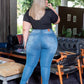 CALÇA JEANS LEVANTA BUMBUM PLUS