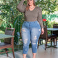CALÇA JEANS LEVANTA BUMBUM PLUS