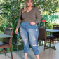 CALÇA JEANS LEVANTA BUMBUM PLUS