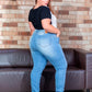 CALÇA JEANS LEVANTA BUMBUM PLUS