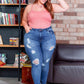 CALÇA JEANS LEVANTA BUMBUM PLUS