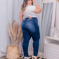 CALÇA JEANS LEVANTA BUMBUM PLUS