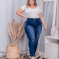 CALÇA JEANS LEVANTA BUMBUM PLUS