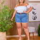 BERMUDA JEANS LEVANTA BUMBUM PLUS